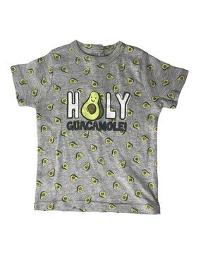 Quiltex Baby Shirt Holy Guacamole Size 18 Months Gray Green New Snap Shoulder